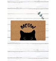 Meow Kedili Paspas Koko Paspas Dış Kapı Paspası Koko Paspas (Standart)