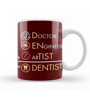 Doctor Engineer Artist Dentist 017 Kupa Bardak Porselen