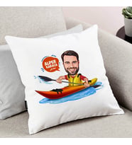 Kişiye Özel Kanocu Erkek Karikatürlü Yastık