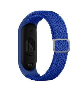 Xiaomi Mi Band 4 Uyumlu Kordon Örgü İşlemeli Yumuşak Hasır KRD-49 Kayış