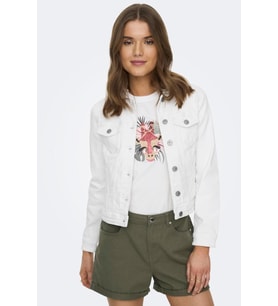 ONLTIA DNM JACKET COL PIM (Beyaz)