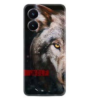 Vivo Y22S Kılıf Silikon Desen Özel Seri Wolf Eyes 1758
