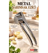 ByMyHand Metal Premium Sarımsak Ezici (Öğütücü)