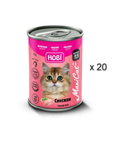 Hobi Maxicat Tavuklu Yavru Kedi Konservesi 400 Gr (20 Adet)