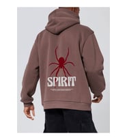 Unisex Oversize Spirit Kapüşonlu Sweatshirt