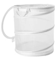 Çamaşır Sepeti, Beyaz 79 Litre MeridyenDukkan 50 cm, 9 kg Pratik Çamaşır Sepeti