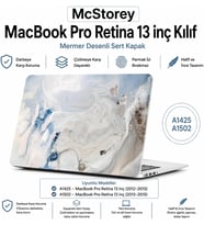 MacBook Pro 13 İnç Kılıf A1425 A1502 Uyumlu Sert Kapak Hard Case Koruyucu Retina 13 Laptop Kılıfı Çizilmeye Dayanıklı İnce Hafif Tam Koruma R-39
