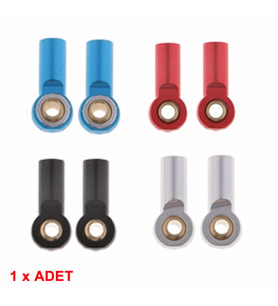 Metal M3 Bağlantı Parçası Alüminyum Top Kafa Eklenti Çubuğu RC Araba Robot