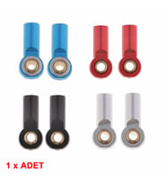 Metal M3 Bağlantı Parçası Alüminyum Top Kafa Eklenti Çubuğu RC Araba Robot