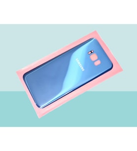 Tkgz - Samsung Galaxy S8 PLUS Arka Kapak Batarya Kapağı - MAVİ
