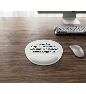 Kişiye Özel Tasarım Bilek Destekli Mousepad - 19x24 cm 2 mm kalınlık