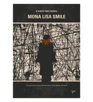 No914 My Mona Lisa Smile Tablo Ahşap Poster Dekoratif