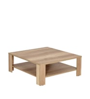 Adore Mobilya New Line Kare Orta Sehpa - Açık Ceviz (Tori) 90x35x90 cm (GxYxD)