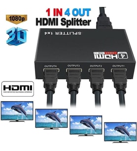 Hdmi Splitter Çoklu Ekran Çoklayıcı Switch 4410