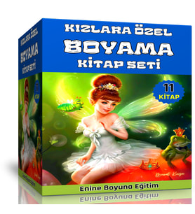 Kızlara Özel Boyama Kitap Seti (11 Kitap – 220 BOYAMA)