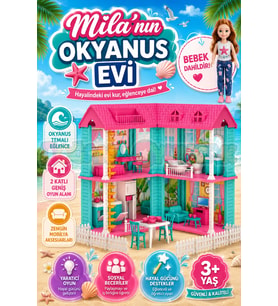 Mila'nın Okyanus Evi - Ev Oyuncak - Milanın Okyanus Ev Seti - Barbie Ev Seti - Rüya Evi - Oyun Evi