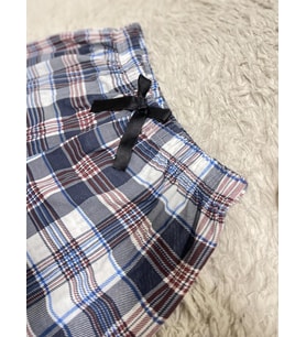 %100 Pamuk Kadın Yüksek Bel Dört Mevsim Şort Pijama  (KAHVE)