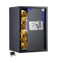 Closter CLP-501 Yüksek Kaliteli Büyük Boy Çelik Para Kasası 50x35x30 cm