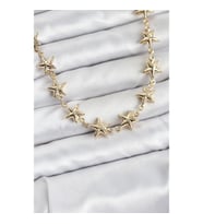 Mey İthalat® Yıldız Model Pirinç Gold Renk Kadın Kolye