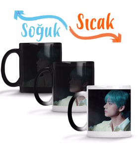 Bts V Lights 02 Sihirli Kupa Bardak Porselen