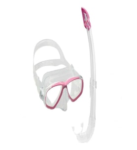 Cressi Perla Maske Mexico Şnorkel Seti CLEAR-PINK