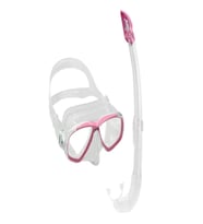 Cressi Perla Maske Mexico Şnorkel Seti CLEAR-PINK