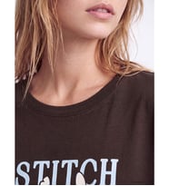 LCW Young Kahverengi Stitch Baskılı Kadın Pijama Altı