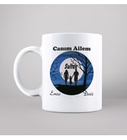 Canım Ailem Tasarımlı Kupa Kişiye Özel