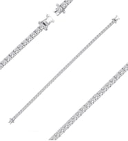 7.39ct (G-H vs) Pırlanta Su Yolu Bileklik