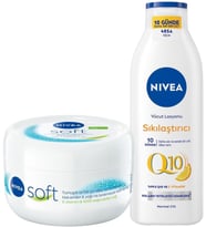 Q10 Sıkılaştırıcı C Vitamini Vücut Bakım Losyonu 250Ml Nemlendirici Krem 300Ml, Esnek Cilt