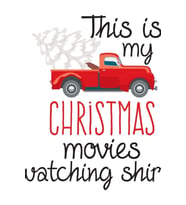 Kadınlar Noel Filmleri Izlerken Kazak Noel Kamyon Ağacı Tablo Ahşap Poster Dekoratif