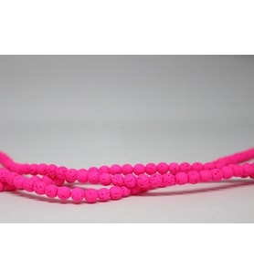 Lav Taşı Fosforlu Pembe Renkli Dizi 6mm