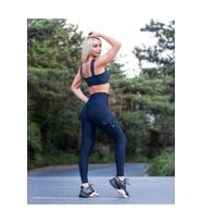 Lacivert Kargo Cepli Spor Tayt
