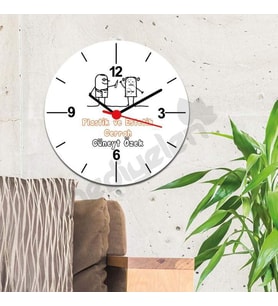 Plastik ve Estetik Cerrah Duvar Saati 001
