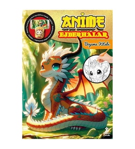 Anime Ejderhalar Boyama Kitabı Doğan Çocuk