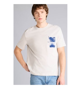 Defacto Baskılı Taş Erkek T-Shirt H2525AX/GR368