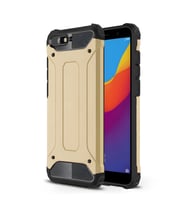 Huawei Y6 2018 Kılıf Crash Zırh Silikon Kılıf (Gold)