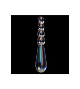 Lovetoy Twilight Gleam Glass Dildo- Rising Ripples Cam Yapay Dildo