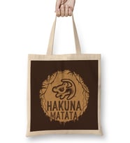Hakuna Matata 05 Bez Çanta Uzun Saplı