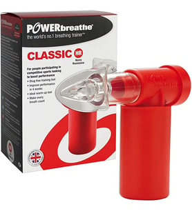POWERbreathe Classic HR - Heavy Resistance (Kırmızı) Solunum Egzersiz Cihazı