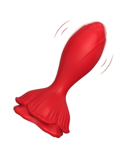 PRIME TOYS Rose Kablosuz Kumandalı Titreşimli  Plug Vibratör