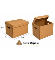 25x35x25 cm A4 Karton Kutu Evrak ve Kargo Kutusu (10 ADET)