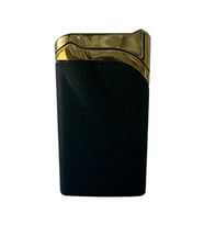 PremiumQuality Tek Torch Pürmüz Mat Siyah Gold Metal Puro Çakmağı - TR8635