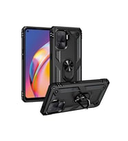 Oppo Reno 5 Lite Uyumlu Kılıf Zore Vega Kapak (Siyah)