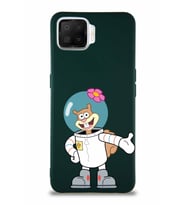 Oppo A73 Soft Premier Kapak Sandy Tasarımlı Silikon Kılıf - Yeşil (Şeffaf)