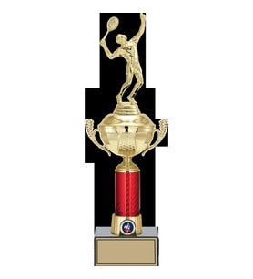 ODAK KUPA - Figürlü Kupalar - Tenis Erkek Figürlü Kupalar FG-054 C - 42 cm