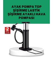 Northcity Çok Amaçlı Ayak Pompası - Dayanıklı Lastik Şişirici, Motosiklet ve Bisiklet İçin