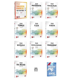 TYT Tüm Dersler Simülasyon Denemeleri FULL Set ( 10 Kitap M&G )