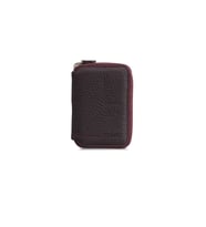 Guard Fermuarlı Bordo Deri Mini Cüzdan (Çok Renkli)