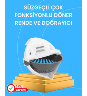 Çok Fonksiyonlu Dilimleyici Ve Süzgeçli Mutfak Atı